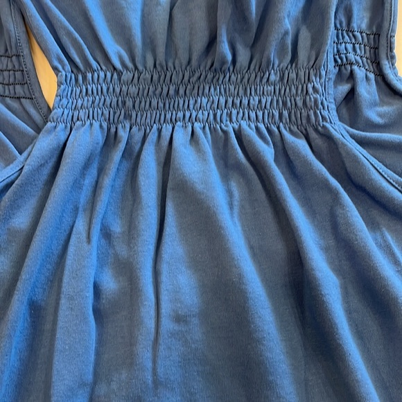 Michael Kors Royal Blue Sleeveless Top. Size L. Elastic on top and back. - Picture 8 of 14